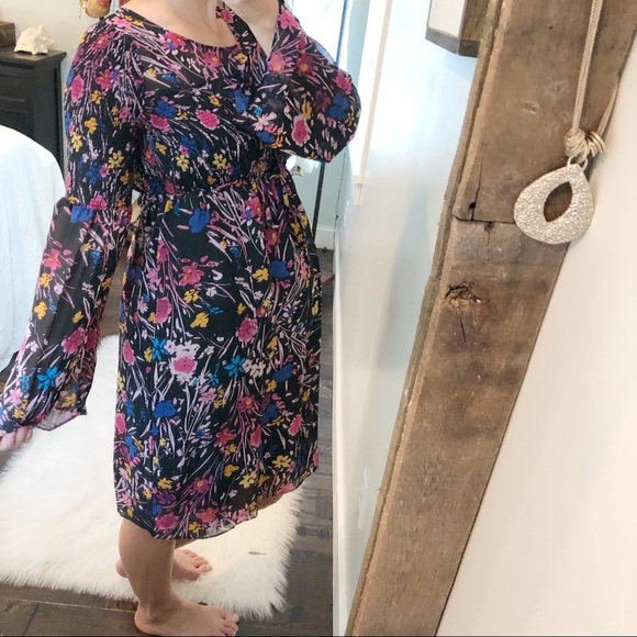 MOTHERHOOD Maternity small new w/tags floral dress - Picture 6 of 9